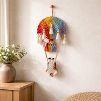 Hot Air Balloon Macrame Wall Hanging Natural Cotton Rope Macrame Hot Air Balloon