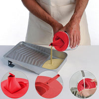 Gallon Paint Can Spout Lid Collapsible Dripno-Spill Pail Cap Leakproof