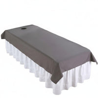Skin-Friendly Oil-Proof Beauty Salon Bed Cover Long-Lasting Waterproof Massage Table Cover Soft Feel for Estheticians, Home Users, Spas