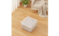 Mahjong Case with Handle Portable Mahjong Tile Storage Box Dustproof for Travel