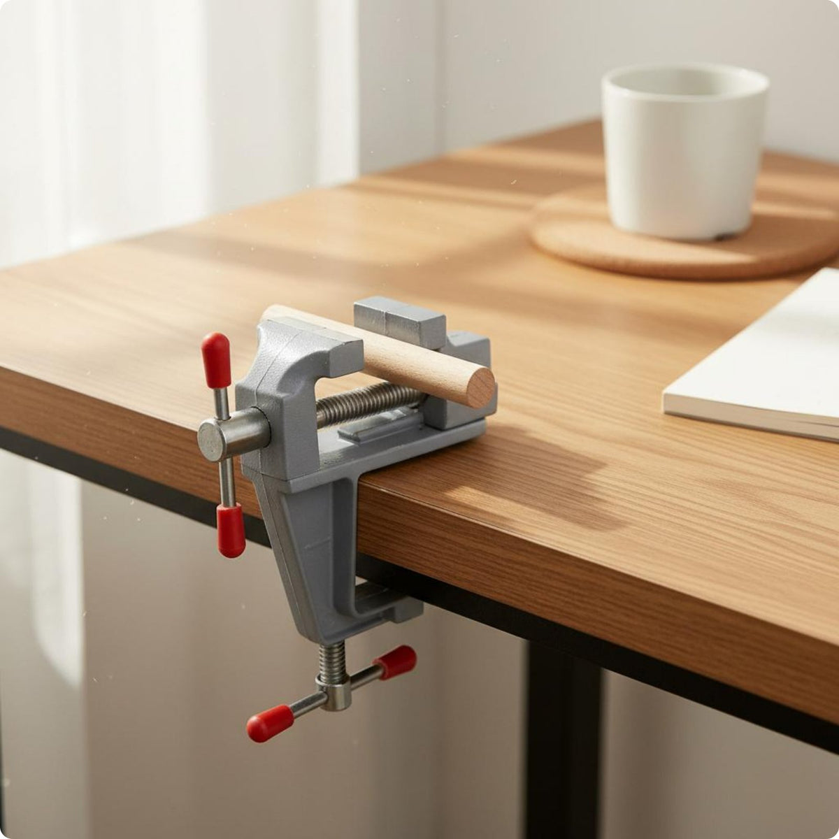 Mini Table Vise Compact Mini Bench Vise Portable for Home Repair, Workbench