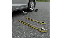 Flat Scissor Jack Wrench Sturdy Jack Handle Wrench Ergonomic Tool Handheld for Drivers, Garage