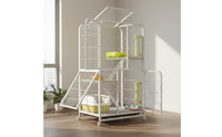Separate Litter Box Entry Large Cat Villa Stable Structure Multi-Level Cat Enclosure Easy to Clean Pet Supplies