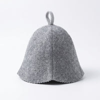 Sauna Hat for Women and Men with 200g Wool Felt for Heat Protection, Steam Cap for and Bathroom, Water Absorbent Non-Woven Material