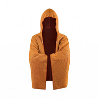 Hooded Cooling Towel Cloak Lightweight Snap-Front Towel Cloak Absorbent