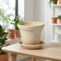 Plant Pots for House Plants with Self Watering, Durable Coffee Plastic Tall Planter, Outdoor Herb Planter, Large Rectangular Flower Pots