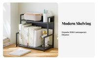 Expandable Desk Organizer adaptable Desktop Shelf adaptable for Dorm Room