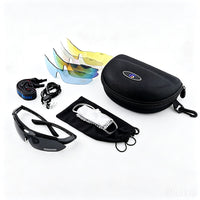 PENGBO Polarized Sports Sunglasses with Adjustable Temples for Adults