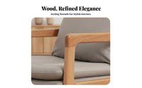 Dining Armchair with Backrest hardwood Wood Construction Household Furniture Comfortable for Long Sitting Ergonomic Design