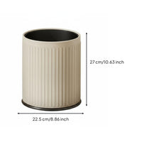 Large Capacity Indoor Garbage Can Easy to Clean Modern Minimalist Trash Can Long-Lasting Thickened Body Aperture Top Waste Bin Removable Inner Buckets for Living Room, Kitchen, Bedroom, Bathroom