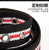 New Men's and Women's Casual Belt Pin Buckle Sports Waist Belt Multifunctional Youth Military Training Canvas Belt Wholesale