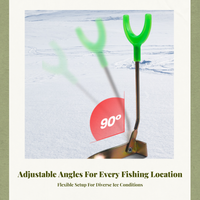 Foldable Fishing Pole Rod Holder, Portable for Ice Fishing