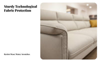 Multi-Piece Lounger Set Italian aesthetic Straight-Line Settee Minimalist Design Sofa for Small Apartment Dwellers, Homeowners, Lounge Area
