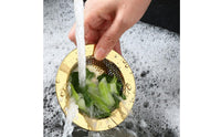 3 Pieces Kitchen Sink Drain Strainer Stainless Steel Sink Strainer with Stopper Rust-Resistant