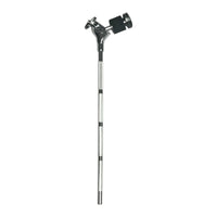 Rotating Head Half Cymbal Stand Single Lock Drum Cymbal Stand Heavy Duty Metal Music Hardware Easy to Adjust for Drummers, Stage