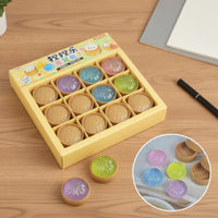 24 Pieces Mini Steamed Bun Press Toy Soft Steam Bun Press Toy Cute Fake Food Novelty Stress-Relief for Children, Students, Pretend Play, Desk