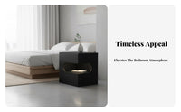 Nightstand with Drawers and Shelf Minimalist Design for Nursery