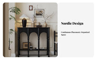 Narrow sideboard Table French design Narrow Entryway Stand Slim shape Space Saving for homeowners, Apartment Dwellers, Bedroom