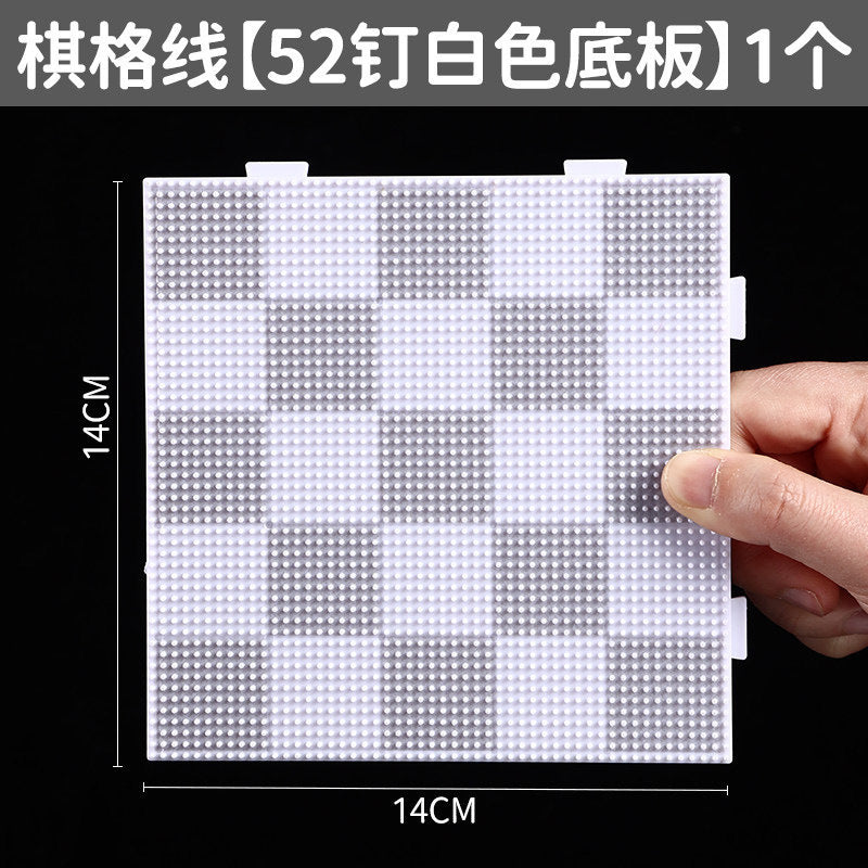 14x14cm / Gray Checkerboard