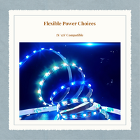WS2812 Ultra-Narrow RGB LED Strip, Individually Addressable