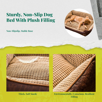 Orthopedic dog bed, removable cover