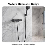 Thermostatic Shower Mixing Mixing Unit | Clear Temperature Markings, Modern Minimalist Design, Thermostatic Shower Mixer mixing unit, for washroom