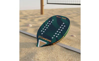 Carbon Fiber Beach Paddle Lightweight Design Carbon Fiber Beach Racket Non-Slip Grip Solid Head Tennis Racket