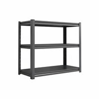 Multi-Layer Storage Shelf Rust-Resistant Freestanding Shelving Unit High Load Capacity Heavy Duty Steel Rack for Warehouse, Balcony, Living Room