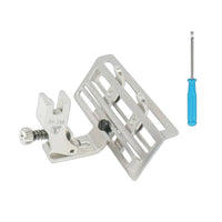 3-in-1 Gathering Foot Polished Finish Multi-Purpose Sewing Foot All Steel