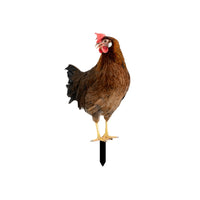Chicken Garden Stake Outdoor Chicken Yard Art Cute for Flower Bed