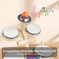 Multi-Functional Wooden Xylophone Toy