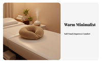 Comfortable & Soft U-Shaped Face Pillow Ergonomic Design Massage Table Headrest Pad Breathable Material for Estheticians, Medical Facility