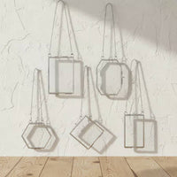 10 Pieces Vintage Hanging Picture Frame Retro Design Home Decor for Living Room