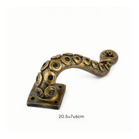 Cephalopod Door Handle Antique Bronze Cephalopod Tentacle Door Handle Nautical