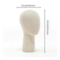 Mannequin Head Freestanding Hat Display Stand Hairpiece Stand for Studios