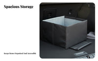 2-in-1 Car Support Storage Box Multifunctional Foldable Organizer Versatile Convertible Backrest Storage Bin for Grocery Shopping