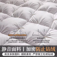 罗兰家纺羽绒被95白鹅绒冬被加厚保暖被芯学生宿舍春秋被子礼盒装