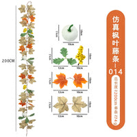 Artificial Maple Leaf Vine for Autumn Home Decor