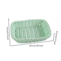 Desktop Storage Basket Lightweight Organizer Rustic Design for Desk