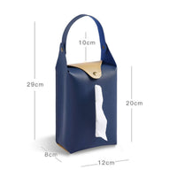 Wall Mount Tissue Cover Multi-Functional Household Storage Snap Button Closure for Dining Table