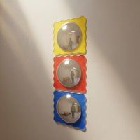 Acrylic Bubble Mirror Smooth Rounded Edges Sensory Wall Mirror Brightens a Room Learning Space Ornament for Students, Classroom, Playroom
