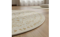 Round Meditation Rug Retro Style Round Floor Cushion Easy to Clean Meditation Floor Seat for Meditators