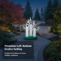 Inflatable Inflatable Specter with LED | Inflatable Decoration with LED Lights, for Yard