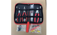 11 Pieces Metric Automotive Tool Kit with Zippered Case Tough Car Repair Tool Set with Storage Case Non-Slip Corrosion-Resistant for Mechanics