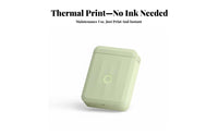 Portable Thermal Printer Bluetooth Connectivity Mini Thermal Labeler for Parents