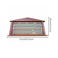 Wooden Billiard Scoreboard Multi Line Billiard Score Board Pool Scorekeeper for Game Room, Bar, Club