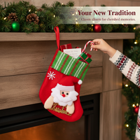 Christmas Stocking Gift Bag Small Candy Decoration Ornament