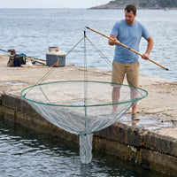 Foldable Double-Layer Fishing Net for Shrimp and Fish Trapping