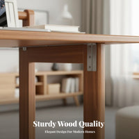 Wall-Mounted Folding Desk Space-Saving Writing Table Foldable Design Multifunctional for Remote Workers, Small Spaces