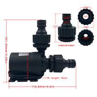 Aquarium Submersible Pump - Low Noise, Bottom Suction, Water Circulation Filter Pump